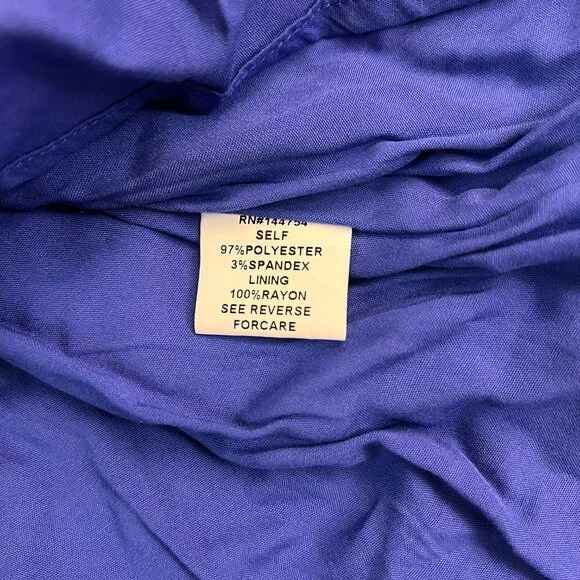 NEW Dressed in LALA Forget the Rules Icon Dress Blue Yin Yang Smile Dress L - Picture 15 of 15